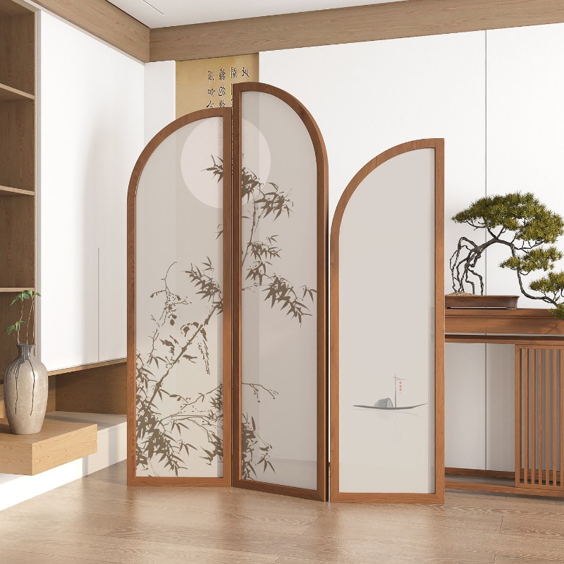 New Chinese solid wood screen  - Room Divider Bamboo 评论和价格