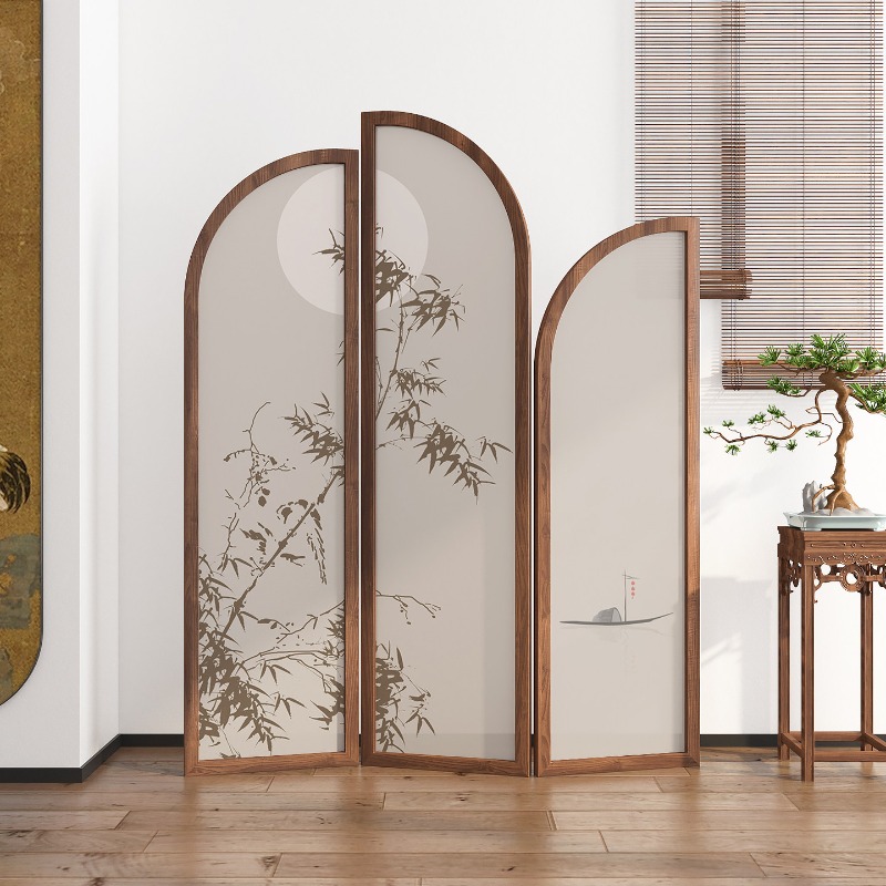 New Chinese solid wood screen  - Room Divider Bamboo 评论和价格
