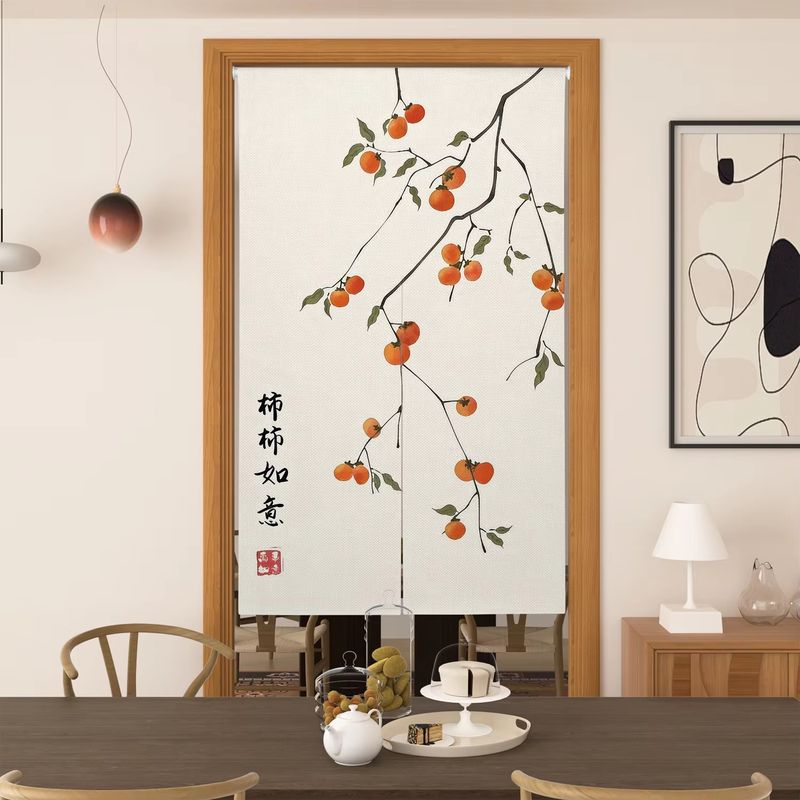 VIKAMA Chinese Ink Noren Door  - Room Divider Bamboo 评论和价格