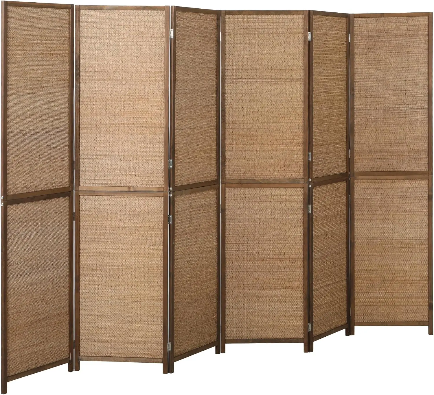 6 FT Room Divider, 6 Panel Han - Room Divider Bamboo 评论和价格