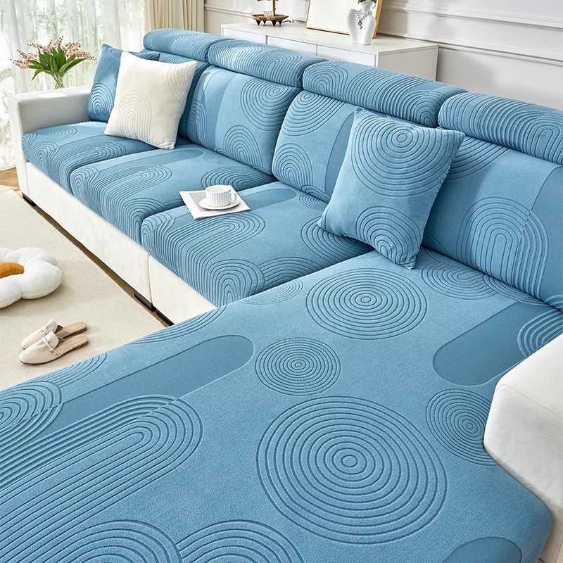 Elastic Jacquard Velvet Sofa C - Office Furniture Plus 评论和价格
