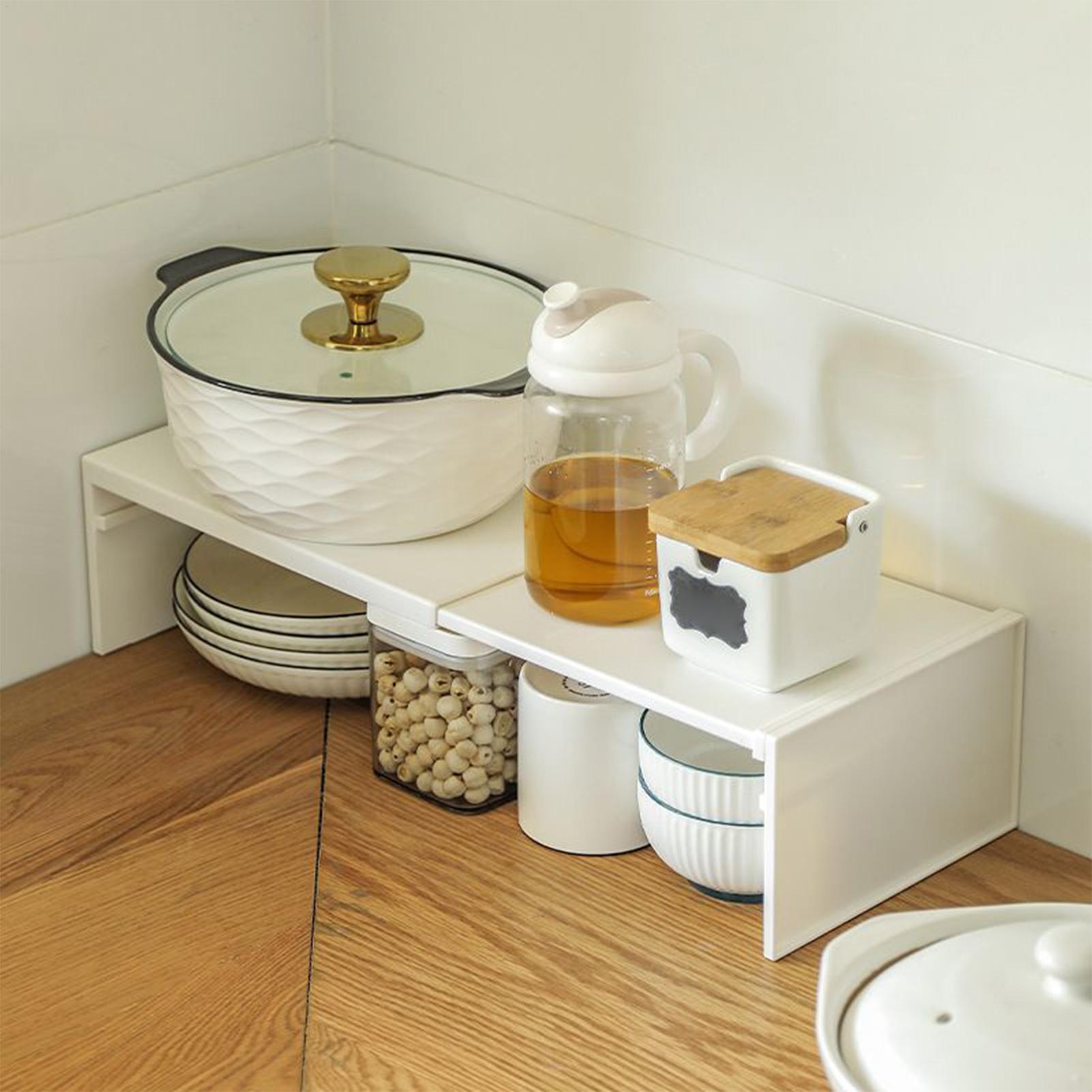Kitchen Stretchable Cabinet Sh - Room Divider Bamboo 评论和价格