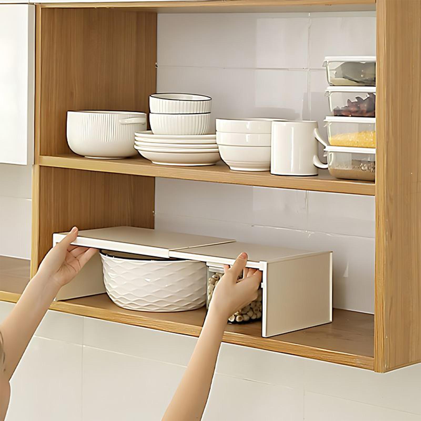 Kitchen Stretchable Cabinet Sh - Room Divider Bamboo 评论和价格