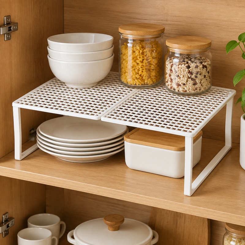 Expandable Telescopic Shelf Se - Room Divider Bamboo 评论和价格