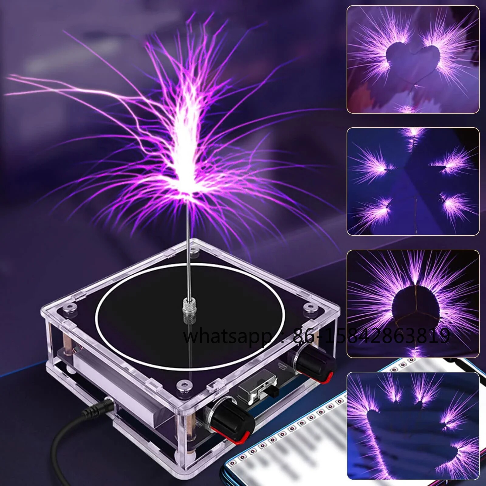 Bluetooth Music Tesla Coil PLU - Office Furniture Plus 评论和价格