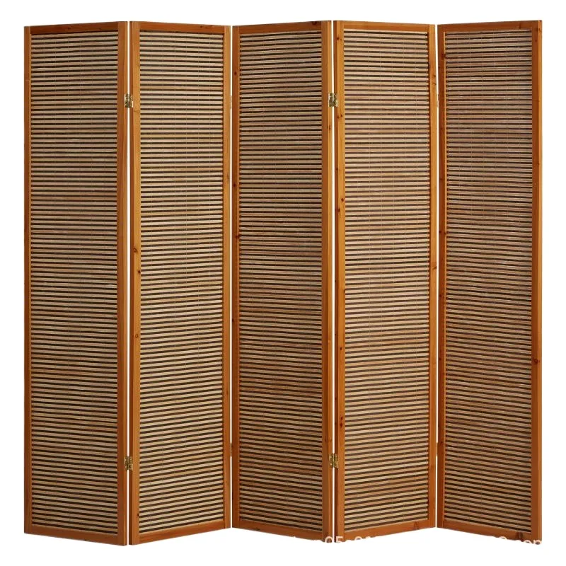 Natural Bamboo Folding Screen  - Room Divider Bamboo 评论和价格