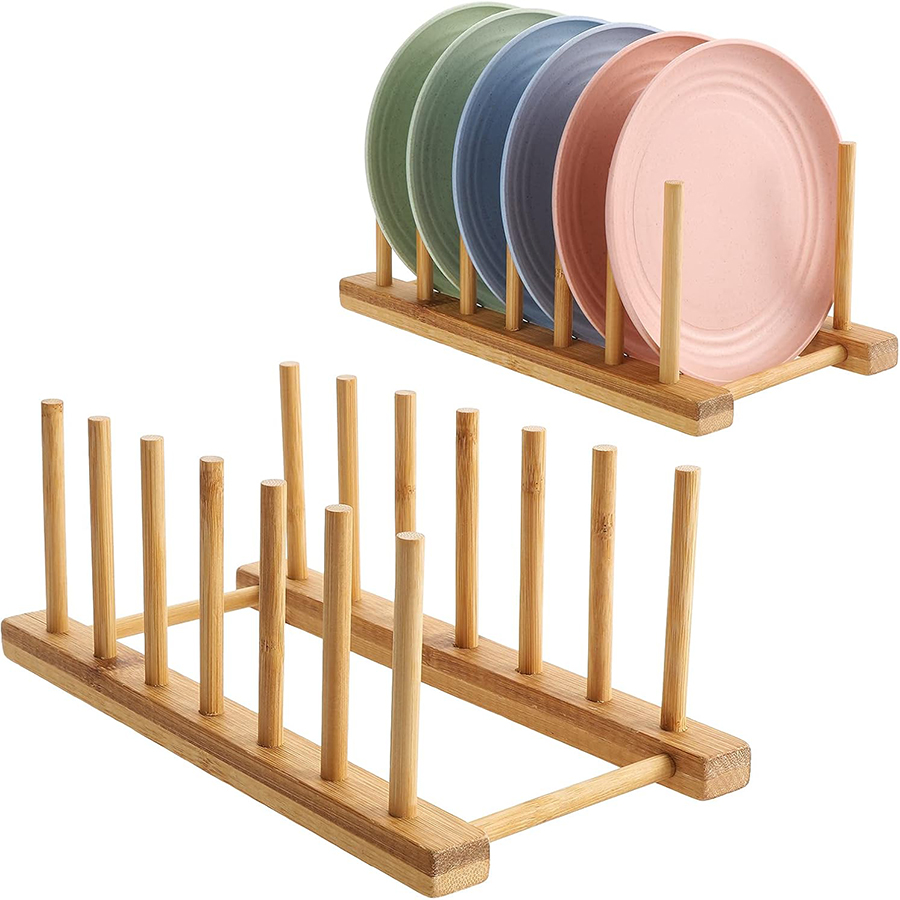 1pcs/2pcs Bamboo Dish Rack, Pl - Room Divider Bamboo 评论和价格
