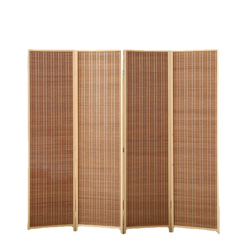 Bamboo Folding Screen Room Div - Room Divider Bamboo 评论和价格