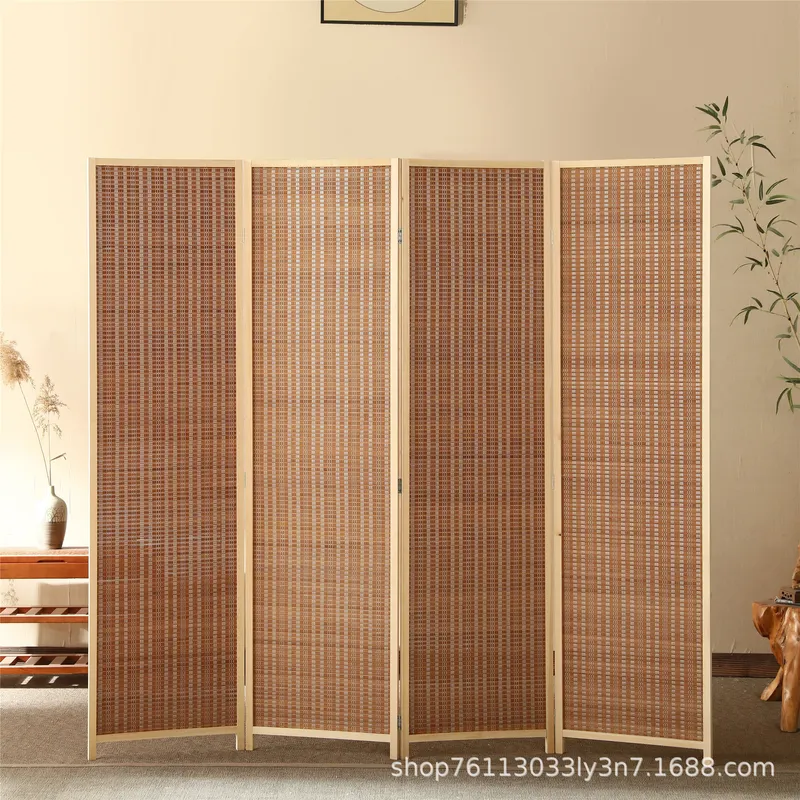 Bamboo Folding Screen Room Div - Room Divider Bamboo 评论和价格