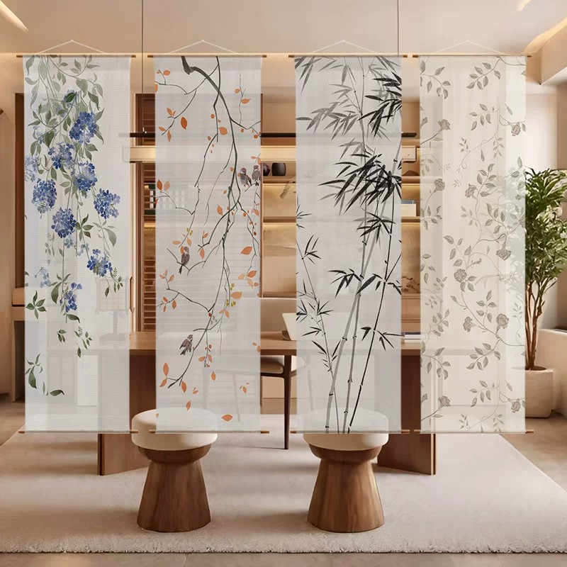 Zen Gauze Wall Hanging – Light - Room Divider Bamboo 评论和价格