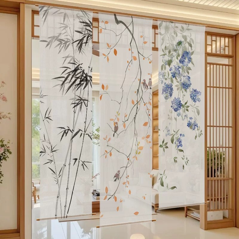 Zen Gauze Wall Hanging – Light - Room Divider Bamboo 评论和价格